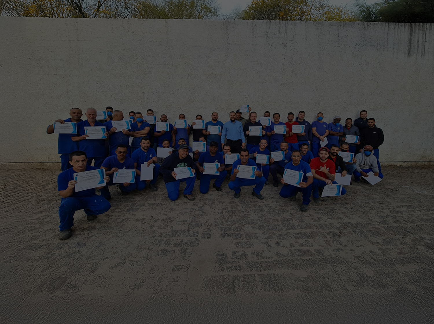 Turma de Treinamento da Projetec.